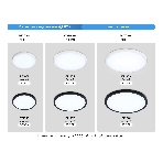 Светильник светодиодный ультратонкий Ambrella light FZ1951 WH белый IP54 20W 5000K D270*15 (Без ПДУ), фото 1