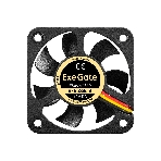Вентилятор для корпуса ExeGate ExtraSilent ES05010S3P черный, 50 мм, 5000 об/мин, 28 дБ, 3 pin, фото4