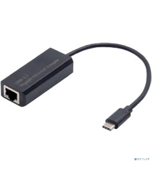 Кабель-адаптер ExeGate EXE-732C-45 (USB2.0 Type-C --> 1xRJ45 UTP 10Mbps/100Mbps, Realtek Chipset RTL8152B)
