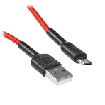 Кабель Defender F181, USB 2.0 (AM) - microUSB 2.0 (BM), 1 м, 2.4А, нейлоновая оплетка, красный., фото4