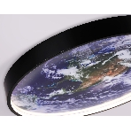 Настенно-потолочный светодиодный светильник Ambrella light FW11132 BK черный 18W LED 3000-6400K D300*38, фото14