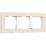 Рамка на 3 поста WERKEL Split (айвори/белый, soft-touch) W0033066, фото16