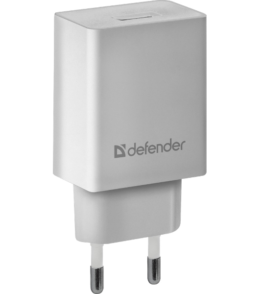 Сетевой адаптер питания Defender 1xUSB, 5V/2.1А, белый (UPA-21)