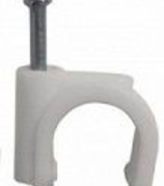 Клипсы Hyperline GC-1C для кабеля полиэтилен6мм (упак.: 100 шт)