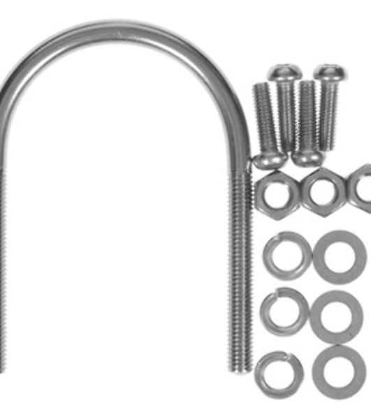 Металлическое крепление для установки антенны на мачту Mikrotik LHGmount Simple metallic mount for LHG series products