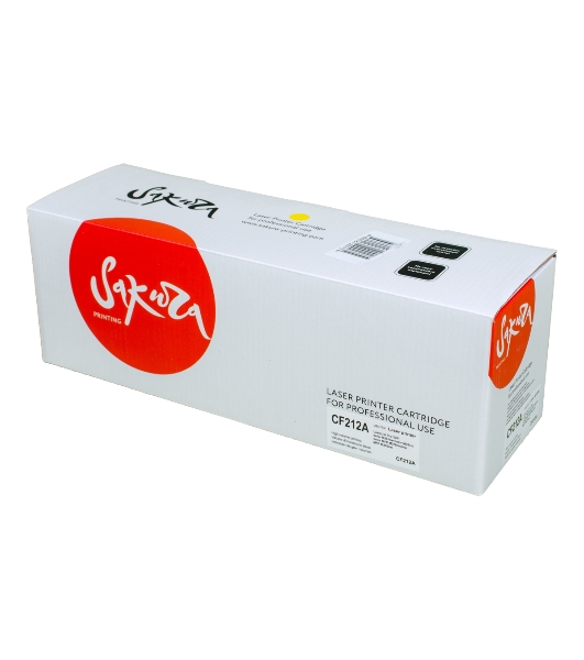 Картридж лазерный Sakura CF212A для HP LJ Pro M251/M276, желтый, 1800 к.