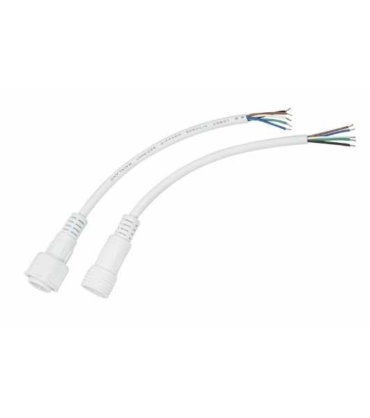 Соединительный кабель Rexant (5pin) герметичный (IP67) 5х0.5мм² белый