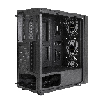Компьютерный корпус Miditower ExeGate EVO-8243 (ATX, без БП, 2хUSB+1хUSB 3.0, черный, 3 вент. с RGb подсветкой, боковая панель - закаленное стекло), фото11