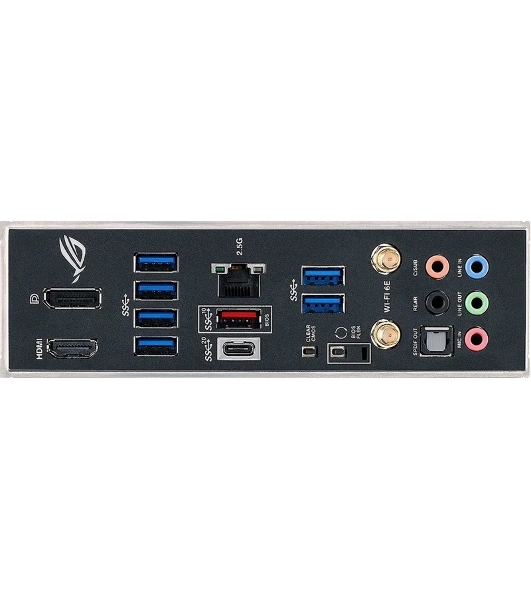 Материнская плата ASUS ROG STRIX B760-F GAMING WIFI, LGA 1700, Intel B760, 4xDDR5, 4xSATA, 3xM.2, 1xPCI-E 5.0 x16, 1xPCI-E 3.0 x4, 1xHDMI, 1xDP, 1x 2.5Gb LAN, 1xUSB-A 3.2 Gen 2, 6xUSB-A 3.2 Gen 1, 1xUSB-C 3.2 Gen 2x2, 5x3.5 мм, 7.1, Standard-ATX