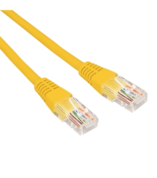Патч-корд U/UTP Rexant cat.6, RJ45-RJ45, неэкранированный, 26AWG, LSZH, желтый, 1.5 м