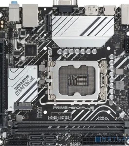 Материнская плата ASUS PRIME H610I-PLUS-CSM, LGA 1700, Intel H610, 2xDDR5, 4xSATA, 1xM.2 PCIe 3.0 x4, 1xPCIe 4.0 x16, 1xHDMI, 1xDP, 1xVGA, 2xUSB-A 3.2 Gen 1, 2xUSB-A 2.0, 1x 1Gb LAN, 3x3.5 мм, 7.1, Mini-ITX