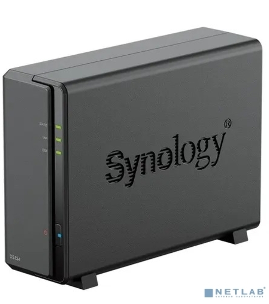 СХД SYNOLOGY настольное исполнение 1BAY NO HDD DS124