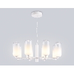 Подвесной светодиодный светильник Ambrella light LH11109/8 WH/FR белый/белый матовый 28W 3000K D720*280, фото7