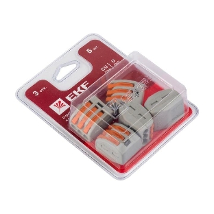Клемма СМК 222-413 (блист. 5 шт) EKF plc-smk-413b