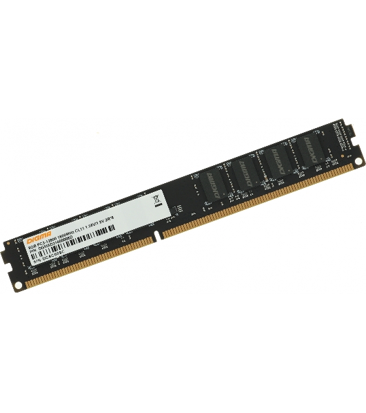Оперативная память Digma, DDR3, 8GB (1x8 GB), 1600 MHz, CL11, DIMM