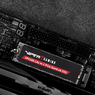Накопитель SSD Patriot Viper VP4300 Lite, 2Tb, PCIe 4.0 x4, M.2 2280, NVMe, R/W 7400/6400, с радиатором