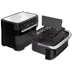 Аэрогриль Tefal Dual Easy Fry Flex EY9228E0 черный, 2700 Вт, 9 л, сенсор, 6 программ, фото8