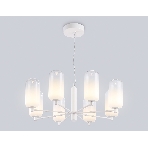 Подвесной светодиодный светильник Ambrella light LH11109/8 WH/FR белый/белый матовый 28W 3000K D720*280, фото6