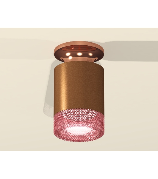Светильник Ambrella Light XS6304151 SCF/PPG/PI кофе песок/золото розовое полированное/розовый MR16 GU5.3 (N6906, C6304, N6152)