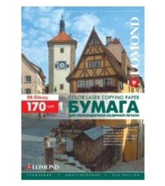 Бумага Lomond 0310241 A4/170г/м2/250л./белый глянцевое/глянцевое для лазерной печати