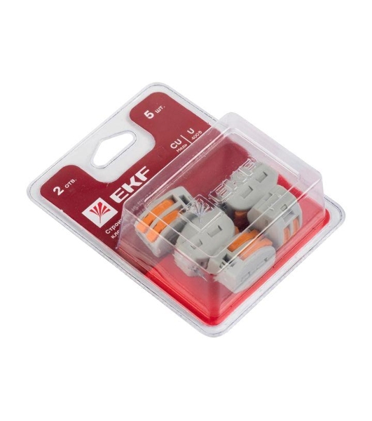 Клемма СМК 222-412 (блист. 5 шт) EKF plc-smk-412b