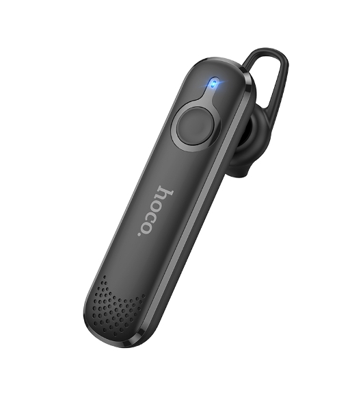 Моно-гарнитура Hoco E63 черный, внутриканальный (моно), Bluetooth, заушное крепление, до 10 ч