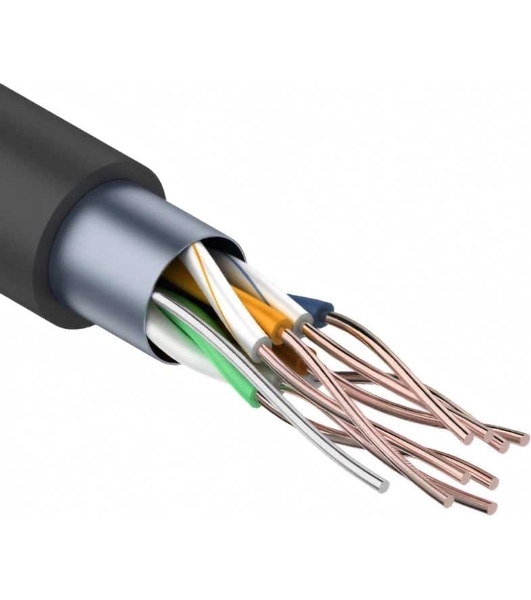 Кабель витая пара PROconnect FTP 4PR 24AWG, CCA, cat.5e, наружный (OUTDOOR), бухта 305 м
