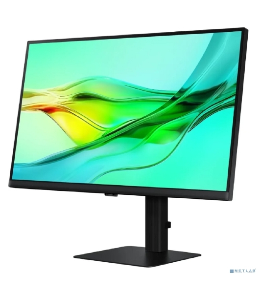Монитор 24' Samsung ViewFinity S6 S24D604UAU IPS 2560x1440, 100 Гц, 5 мс, 16:9, 350 кд/м², HDMI 2.0, DP 1.4, USB-C, Ethernet, 3.5 Jack, USB Hub, HDR10, PIP, черный