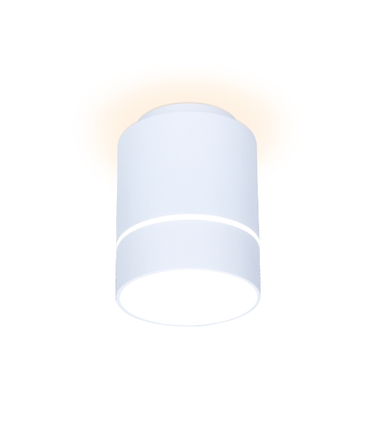 Светильник Ambrella light TN255 WH/S белый/песок LED 4200K 7W D80*110