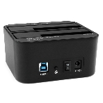 Докстанция 2x2.5'/3.5' SATA HDD/SSD AgeStar 3UBT6-6G, USB 3.0, пластик, черный, UASP, Clone, USB 3.0, фото3