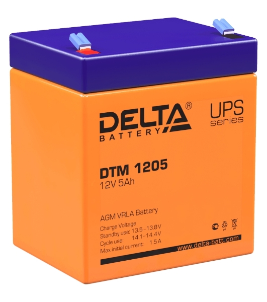 Батарея для ИБП Delta DTM 1205 (12V, 5Ah)
