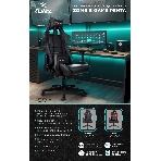 Кресло Zombie Game Penta черный/красный, экокожа, 120 кг, механизм качания, фото22