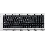 Клавиатура для ноутбука Toshiba Satellite M60 M65 P100 P105 черная, фото4