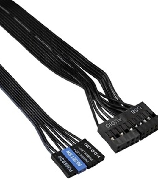 Компьютерный корпус Minitower ExeGate EX286427RUS BA-309-500W-8 (mATX, БП AA500 с вент. 8см, 2хUSB, HD аудио, черный)