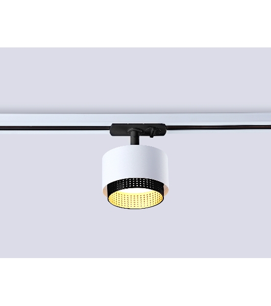 Трековый однофазный светильник Ambrella light GL5379 WH/BK белый/черный GX53 max 12W D95*130