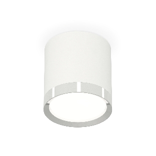 Светильник Ambrella Light XS8141003 SWH/PSL белый песок/серебро полированное GX53 (C8141, N8118)