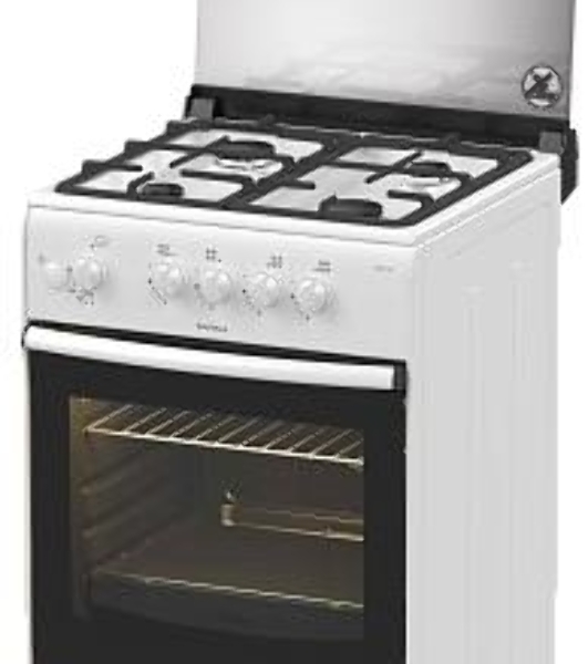 Плита газовая Darina 1B1 GM 441 018 W белый/черный, конфорок 4 шт, духовка 50 л, 50 см x 85 см x 51 см
