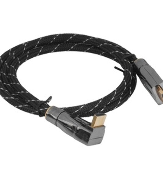 Кабель HDMI C-HM-HM-1M Wize 1 м., v.2.0, 19M/19M, позол.разъемы, экран, черный, пакет