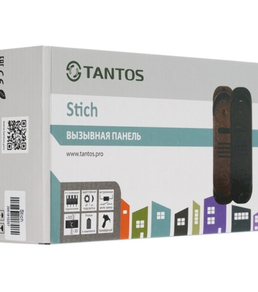 Видеопанель Tantos Stich HD цветной сигнал CMOS цвет панели: черный