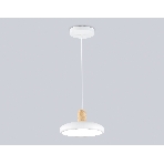Светильник Ambrella light FL4838 WH/WD белый/дерево 24W 3000-6000K D200*800 (без ПДУ), фото9