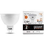 Лампа светодиодная Gauss LED Elementary MR16 GU5.3 7W 530lm 3000K 1/10/100 0, фото8