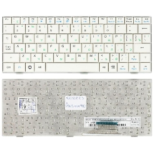 Клавиатура для ноутбука Asus Eee PC 700 701 900 901 белый