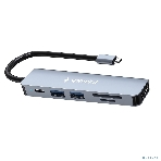 USB-концентратор Gembird UHB-D9, USB Type-C, PD100W, SD/TF, USB 2.0, HDMI, USB Type-C, фото9