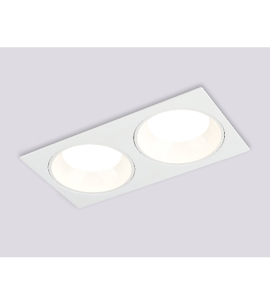 Светильник Ambrella light TN52343/2 SWH/GWH белый песок/белый глянец GX53 max 12W 220*115*25