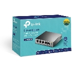 Коммутатор TP-Link SMBTL-SG1005P 5-портовый гигабитный настольный коммутатор с 4 портами PoE SMB 56W, фото2