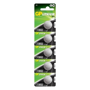 Элементы питания GP Lithium CR2032 (5шт)