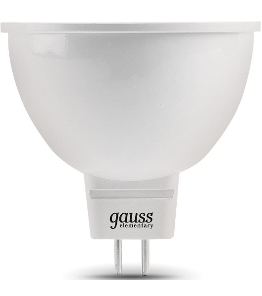 Лампа светодиодная Gauss LED Elementary MR16 GU5.3 7W 530lm 3000K 1/10/100 0