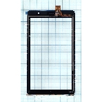 Сенсорное стекло (тачскрин) для Alcatel 9013x черное, фото 1