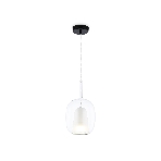 Подвесной светильник Ambrella light LH11121 BK/WH/CL черный/белый/прозрачный E27 max 60W D175*310, фото9
