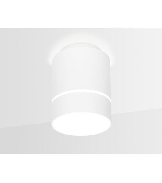 Светильник Ambrella light TN256 WH/S белый/песок LED 4200K 7W D80*135